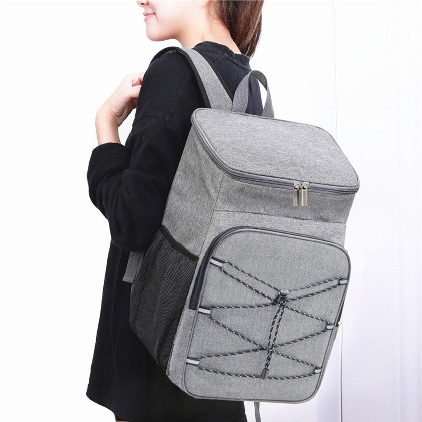Insulated Cooler Backpack Leakproof Lightweight Bag for Travel 42x29x19cm