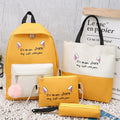4in1 Casual Sports School Backpack with Tote and Pouches