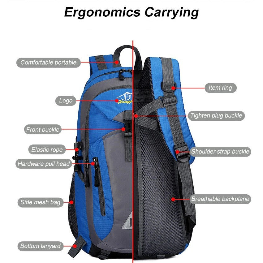 Waterproof Outdoor Backpack Hiking Camping Travel Bag Sports Rucksack AC1